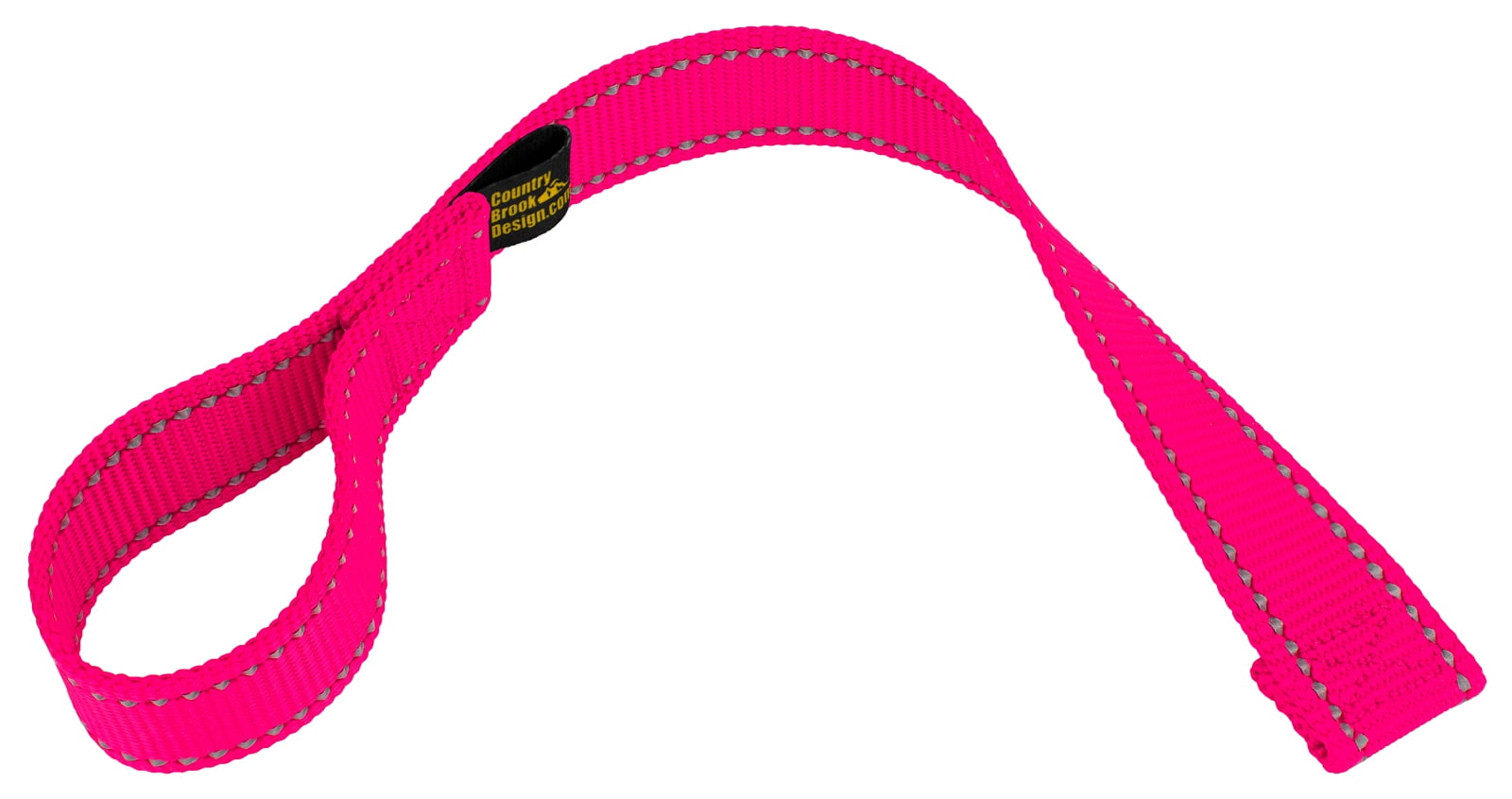 Country Brook Design® Hot Pink Winch Hook Pull Strap with Reflective