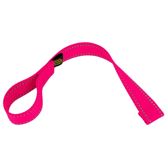 Country Brook Design® Hot Pink Winch Hook Pull Strap with Reflective