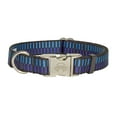 thumbnail image 1 of Country Brook Design® Icy Regency Stripes Premium Dog Collar, Small, 1 of 2