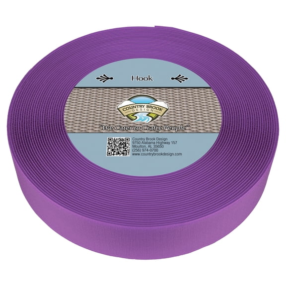 Country Brook Design® Lavender Sew On Hook Only (2 inch, 50 yards)