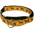 thumbnail image 1 of Country Brook Petz® Manchester Terrier Ribbon Martingale Dog Collar, Large, 1 of 2