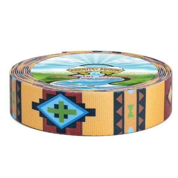 Country Brook Design - Native Arizona Polyester Webbing (1 Inch)