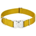 thumbnail image 1 of Country Brook Petz® Premium Nylon Dog Collar with Metal Buckle for Small Medium Large Breeds (Medium, 3/4 Inch, Gold), 1 of 4
