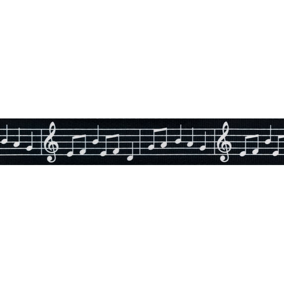 Country Brook Design - Sheet Music Polyester Webbing (5/8 Inch, 50 Yards)