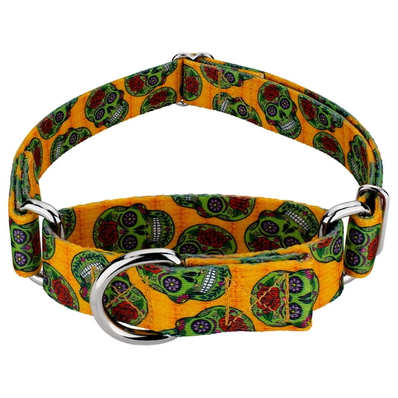 Country Brook Petz® Sugar Skulls Martingale Dog Collar, Extra Large