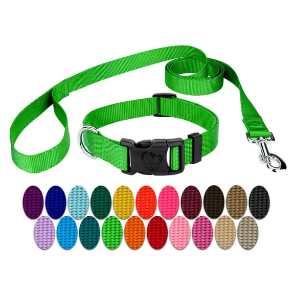 Country Brook Design® Deluxe Nylon Dog Collar and Leash