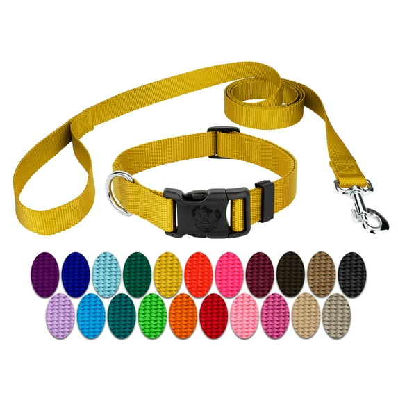 Country Brook Design® Deluxe Nylon Dog Collar and Leash