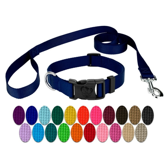 Country Brook Design® Deluxe Nylon Dog Collar and Leash