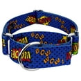 thumbnail image 1 of Country Brook Petz® 1 1/2 inch Blue Super Dog Martingale Collar, Large, 1 of 7