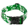 thumbnail image 1 of Country Brook Petz® 1 1/2 inch Deluxe Kelly Green Hawaiian Dog Collar, Extra Large, 1 of 7