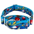 thumbnail image 1 of Country Brook Petz® 1 1/2 inch Gone Fishin' Martingale Dog Collar, Large, 1 of 6