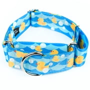 Country Brook Petz® 1 1/2 inch Just Ducky Martingale Dog Collar, Large