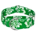 thumbnail image 1 of Country Brook Petz® 1 1/2 inch Kelly Green Hawaiian Martingale Dog Collar, Large, 1 of 6