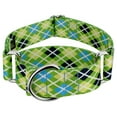 thumbnail image 1 of Country Brook Petz® 1 1/2 inch Margarita Argyle Martingale Dog Collar - Medium, 1 of 6