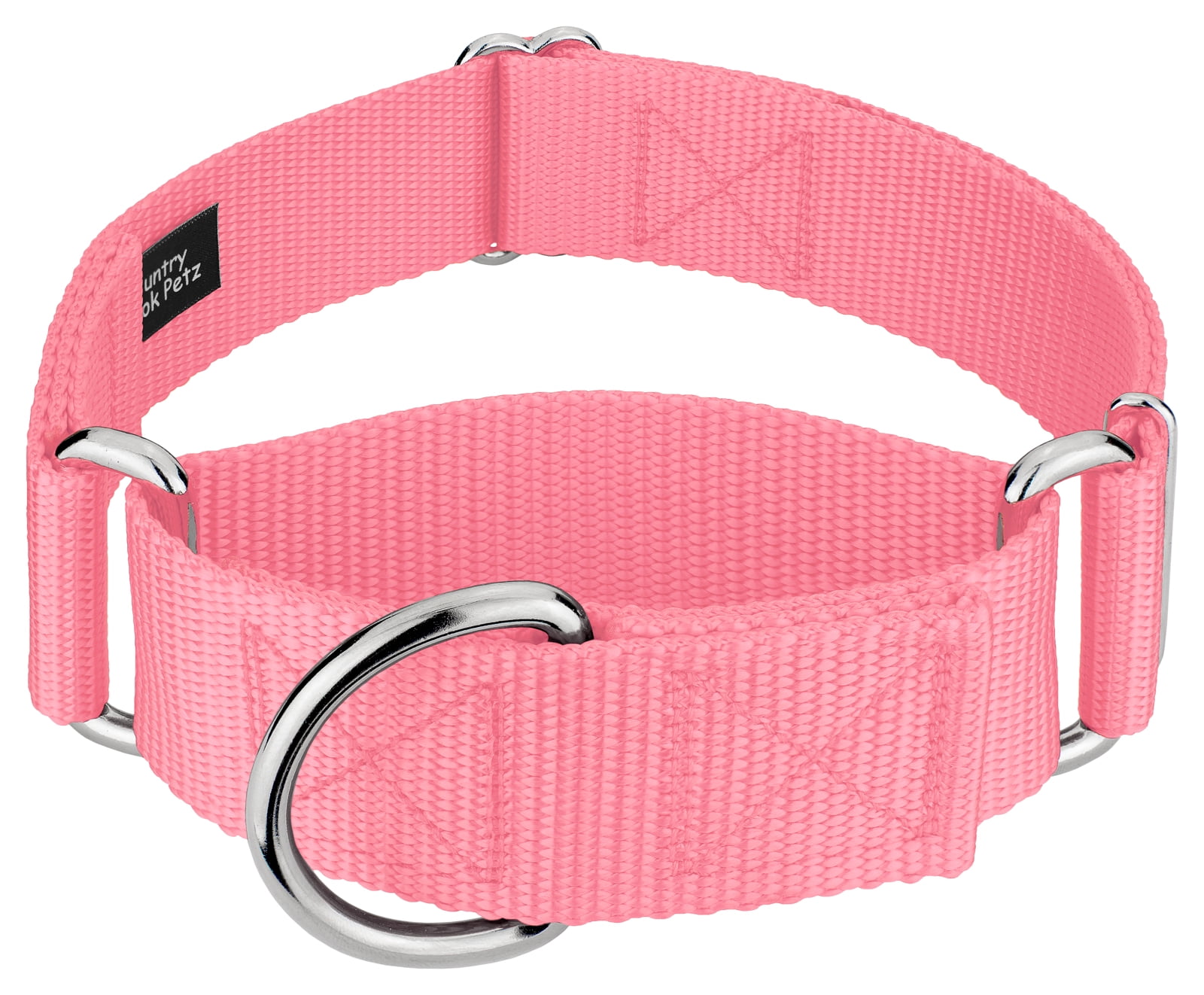 Personalized Nylon Martingale Chain Dog Collar - 22 Colors