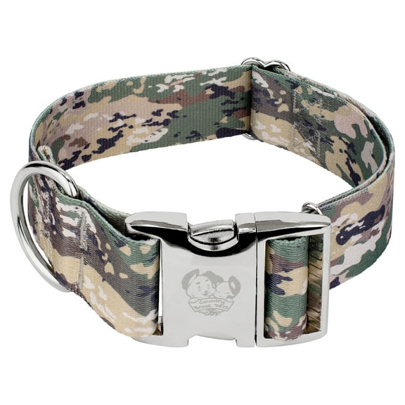 Country Brook Petz® 1 1/2 inch Premium Mountain Viper Camo Dog Collar, Medium