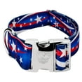 thumbnail image 1 of Country Brook Petz® 1 1/2 inch Premium Star Spangled Dog Collar, Medium, 1 of 5