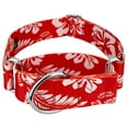 thumbnail image 1 of Country Brook Petz® 1 1/2 inch Red Hawaiian Martingale Dog Collar, Medium, 1 of 6