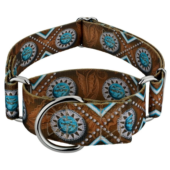 Country Brook Petz® 1 1/2 inch Saddle Up Martingale Dog Collar, Large