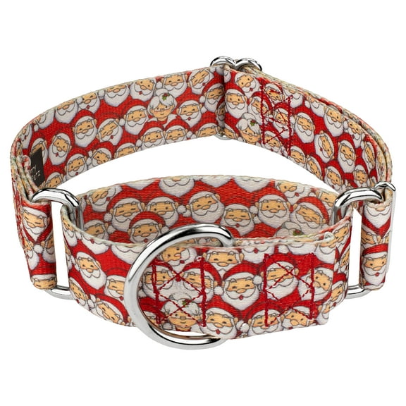 Country Brook Petz® 1 1/2 inch Where's Merry Martingale Dog Collar, Large