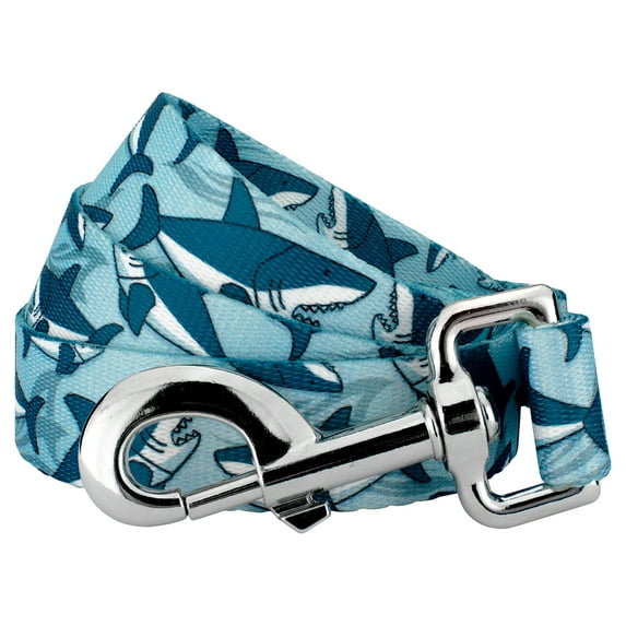 Country Brook Petz® 1/2 inch Sharks Dog Leash, 6 Foot