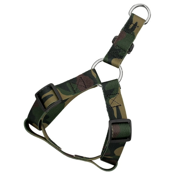 Country Brook Petz® 1/2 inch Woodland Camo Step-In Dog Harness, Extra Small