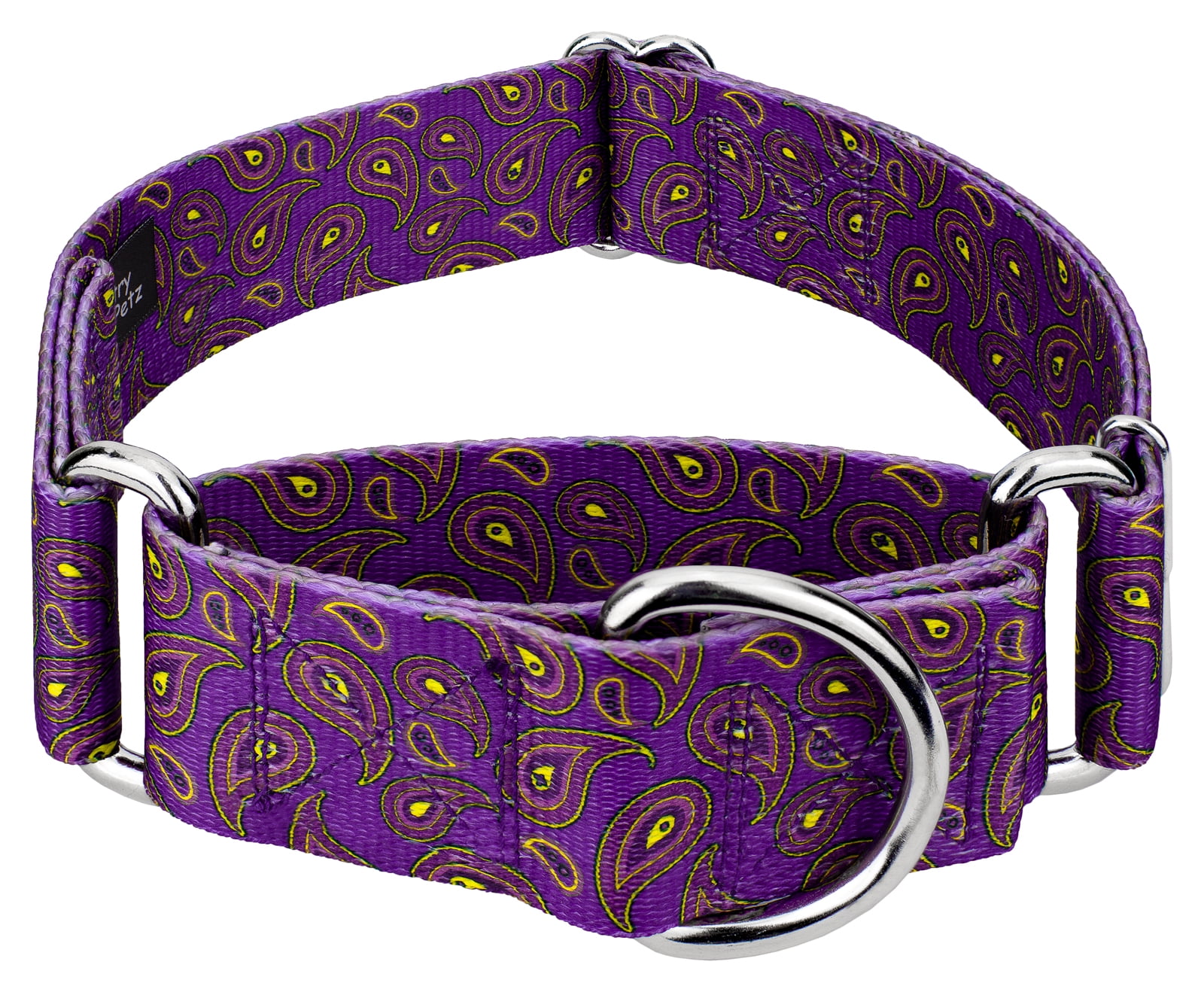 Country Brook Petz® inch Purple Paisley Martingale Dog Collar