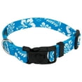 thumbnail image 1 of Country Brook Petz® 3/8 inch Deluxe Blue Hawaiian Dog Collar - Made in The U.S.A., 2XS, 1 of 7