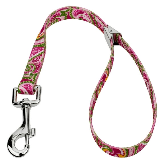 Country Brook Petz® 5/8 inch Pink Paisley Spring Loaded Grooming Loop