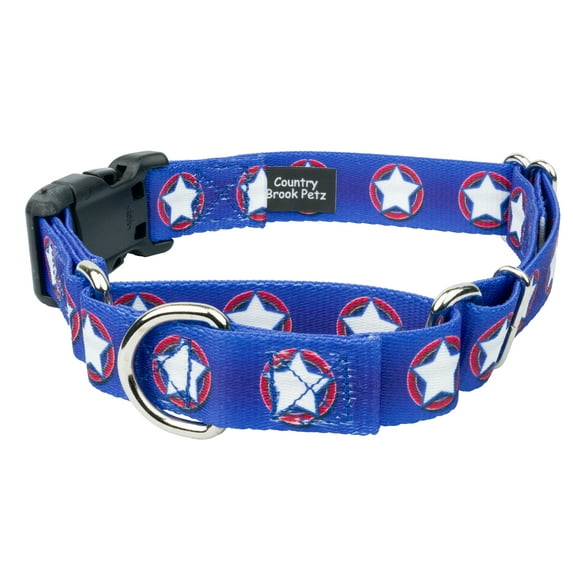 Country Brook Petz® American Stars Martingale With Deluxe Buckle Limited Edition, Large