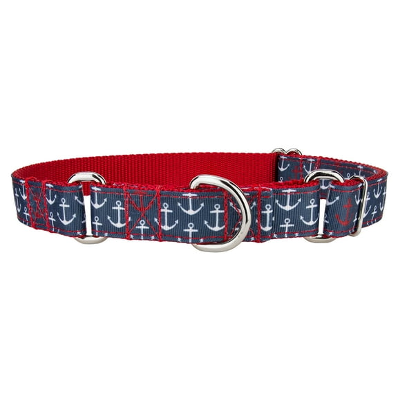 Country Brook Petz® Anchors Away Ribbon Martingale Collar, Extra Large