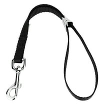 Country Brook Petz­ - Black Nylon Spring Loaded Grooming Loop with 9 Vibrant Colors (20 Inch, 5/8 Inch)