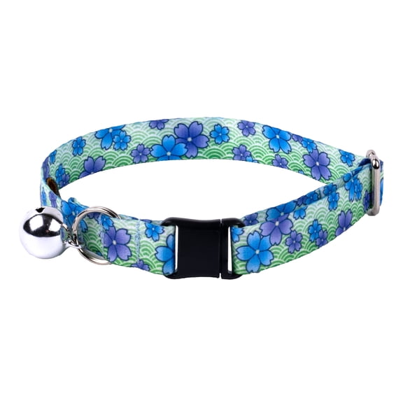 Country Brook Petz® Blue April Blossoms Cat Collar Limited Edition