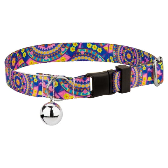 Country Brook Petz® Blue Boho Mandala Cat Collar