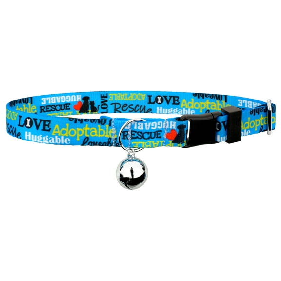 Country Brook Petz® Blue Loveable Rescue Cat Collar Limited Edition