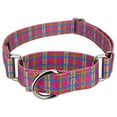 thumbnail image 1 of Country Brook Petz® Bubblegum Pink Plaid Martingale Dog Collar, Extra Large, 1 of 7