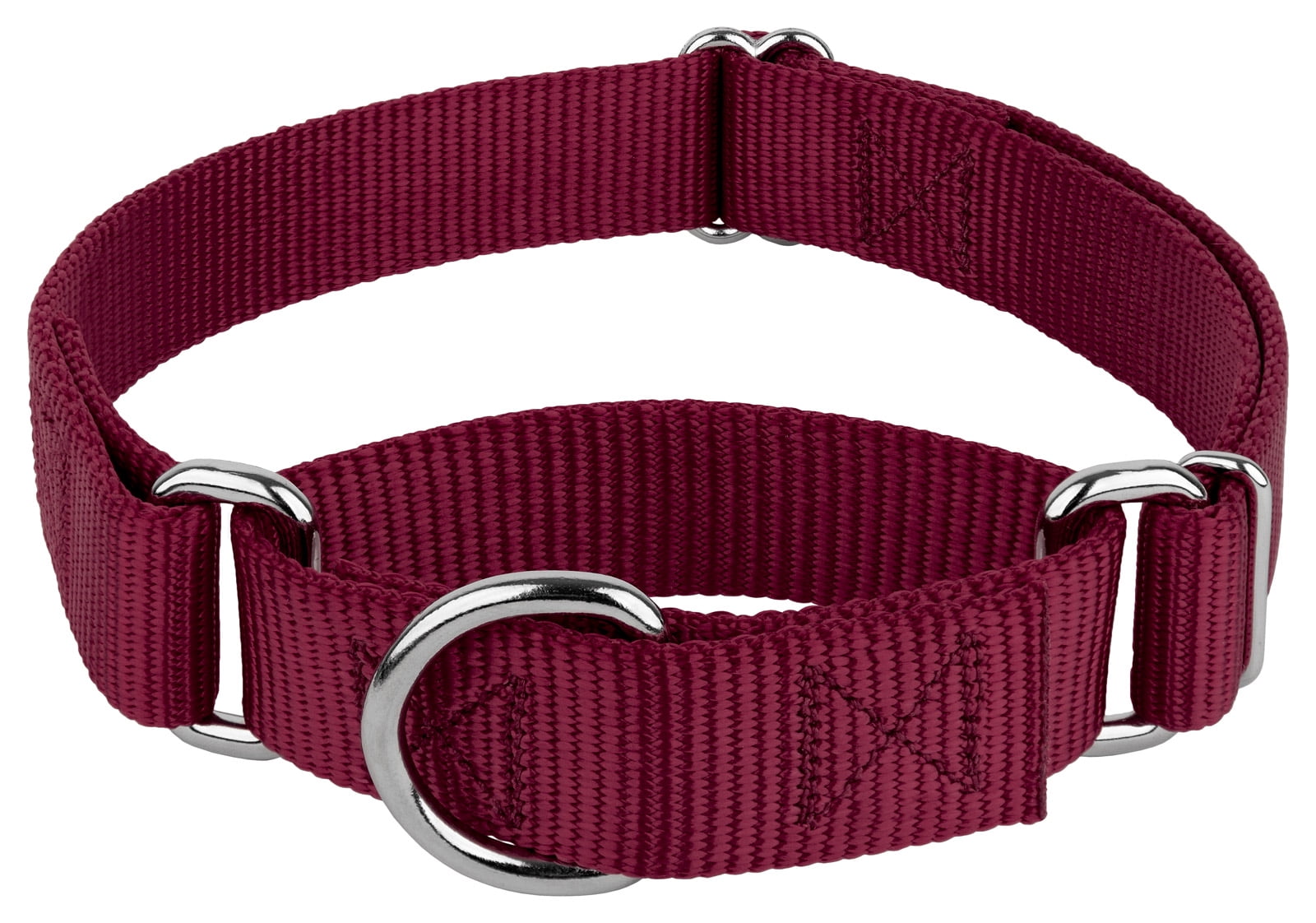 Country Brook Petz Burgundy Martingale Heavyduty Nylon Dog Collar Small Walmart
