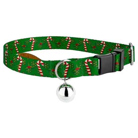 Country Brook Petz® Candy Cane Christmas Cat Collar