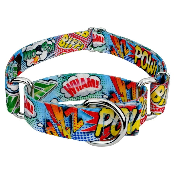 Country Brook Petz® Comic Pop Martingale Dog Collar, 2XS