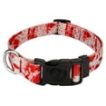 thumbnail image 1 of Country Brook Petz® Deluxe Blood Spatter Dog Collar Limited Edition - Made in The U.S.A., 2XS, 1 of 4