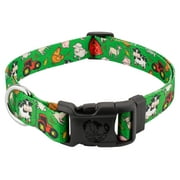 Country Brook Petz  Farm Life Yall Everyday Dog Collar - Made in USA, Medium