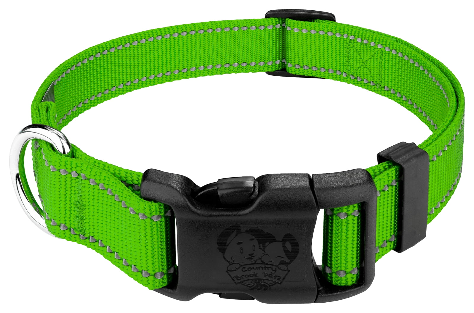 Country Brook Petz® Everyday Safety Reflective Dog Collar (Hot