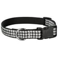 thumbnail image 1 of Country Brook Design® Deluxe Houndstooth Ribbon Dog Collar, Extra Large, 1 of 2