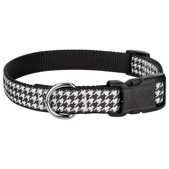 Country Brook Design® Deluxe Houndstooth Ribbon Dog Collar, Extra Large
