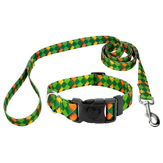 Country Brook Petz® Limerick Argyle Everyday Dog Collar & Leash LTD, Extra Small