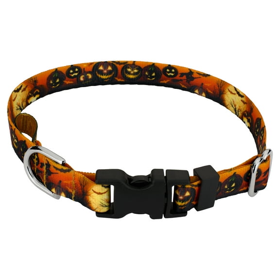 Country Brook Petz® Deluxe Midnight Fright Dog Collar - Made In The U.S.A, Extra Small