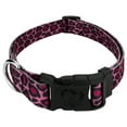 thumbnail image 1 of Country Brook Petz® Deluxe Pink Leopard Dog Collar - Made In The U.S.A., Small, 1 of 5
