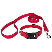 Country Brook Petz® Deluxe Red Reflective Nylon Dog Collar & Leash - Extra Large