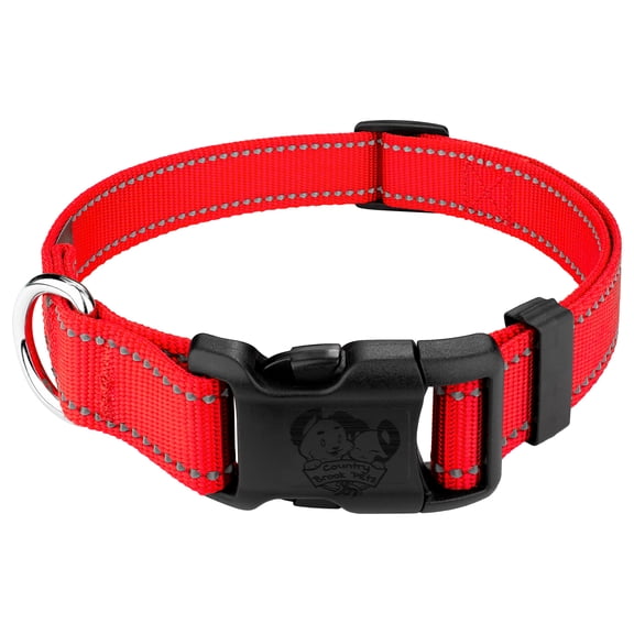 Country Brook Petz® Everyday Safety Reflective Dog Collar (Blaze Orange, Medium)