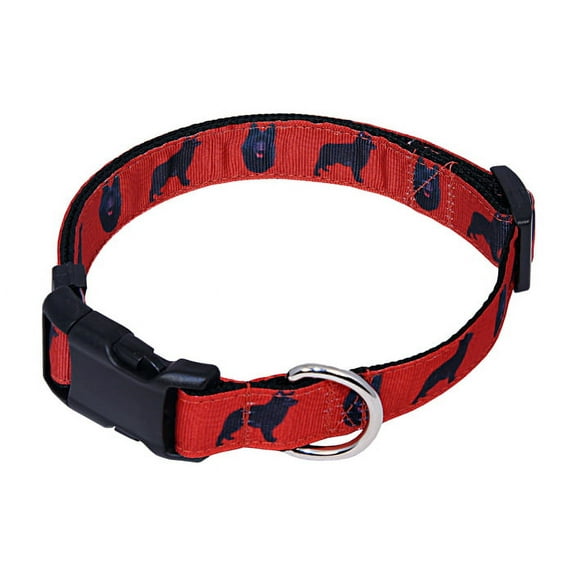 Country Brook Petz® Deluxe Schipperke Ribbon Dog Collar, Large